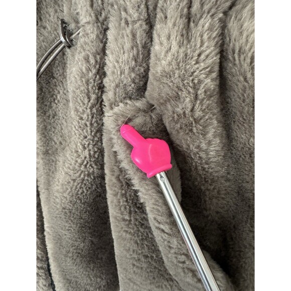 Zara Brown Faux Fur Women's Jacket, Medium - Picture 5 of 11